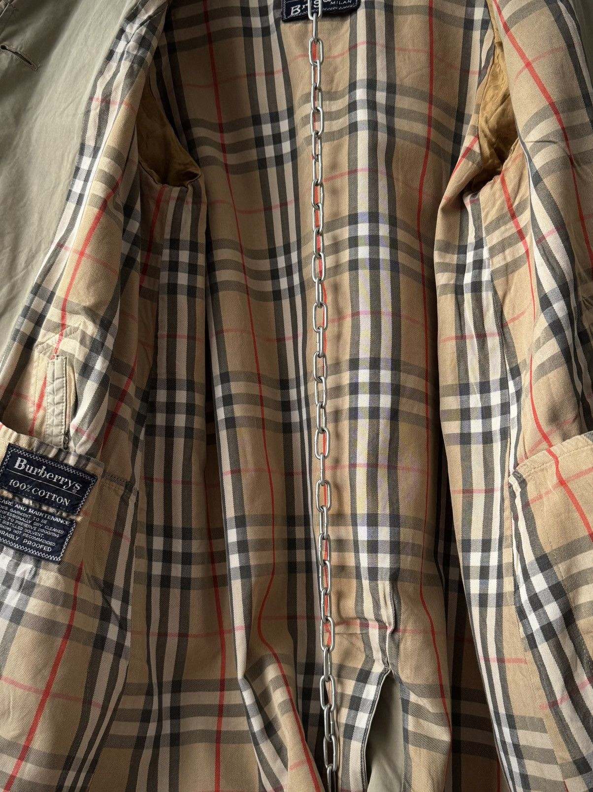 Burberry Vintage 80s Burberrys Women’s Single Raglan Balmacaan Coat Size S / US 4 / IT 40 - 7 Thumbnail