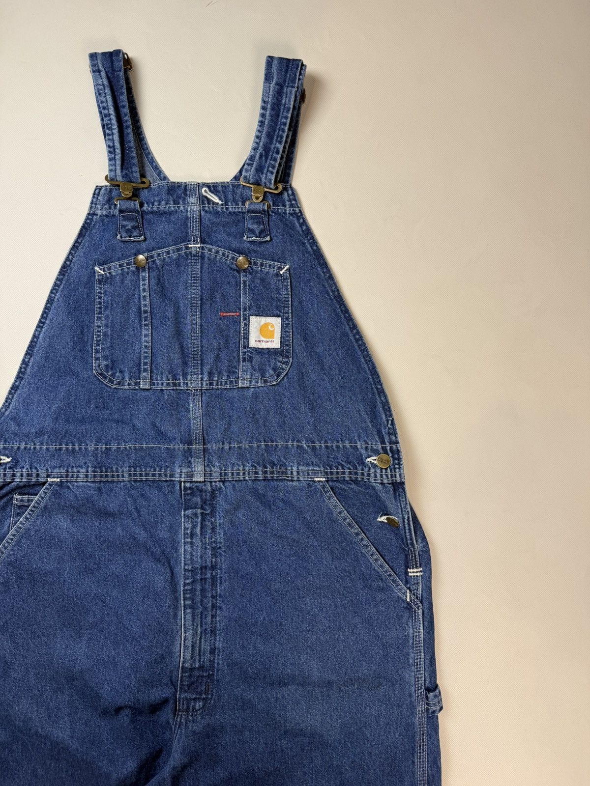 Carhartt Carhartt Men’s Workwear Denim Carpenter Overall Pants Size US 38 / EU 54 - 6 Thumbnail