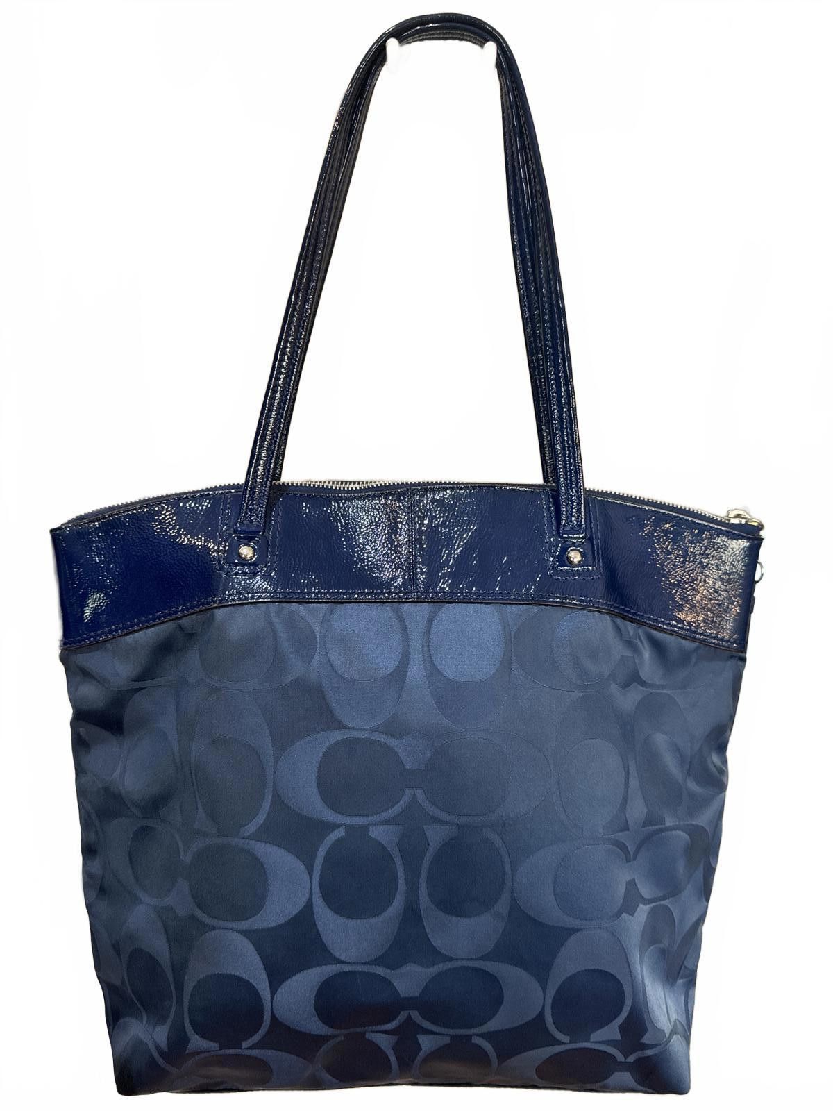 Coach Coach Signature Navy Tote Bag Size ONE SIZE - 3 Thumbnail