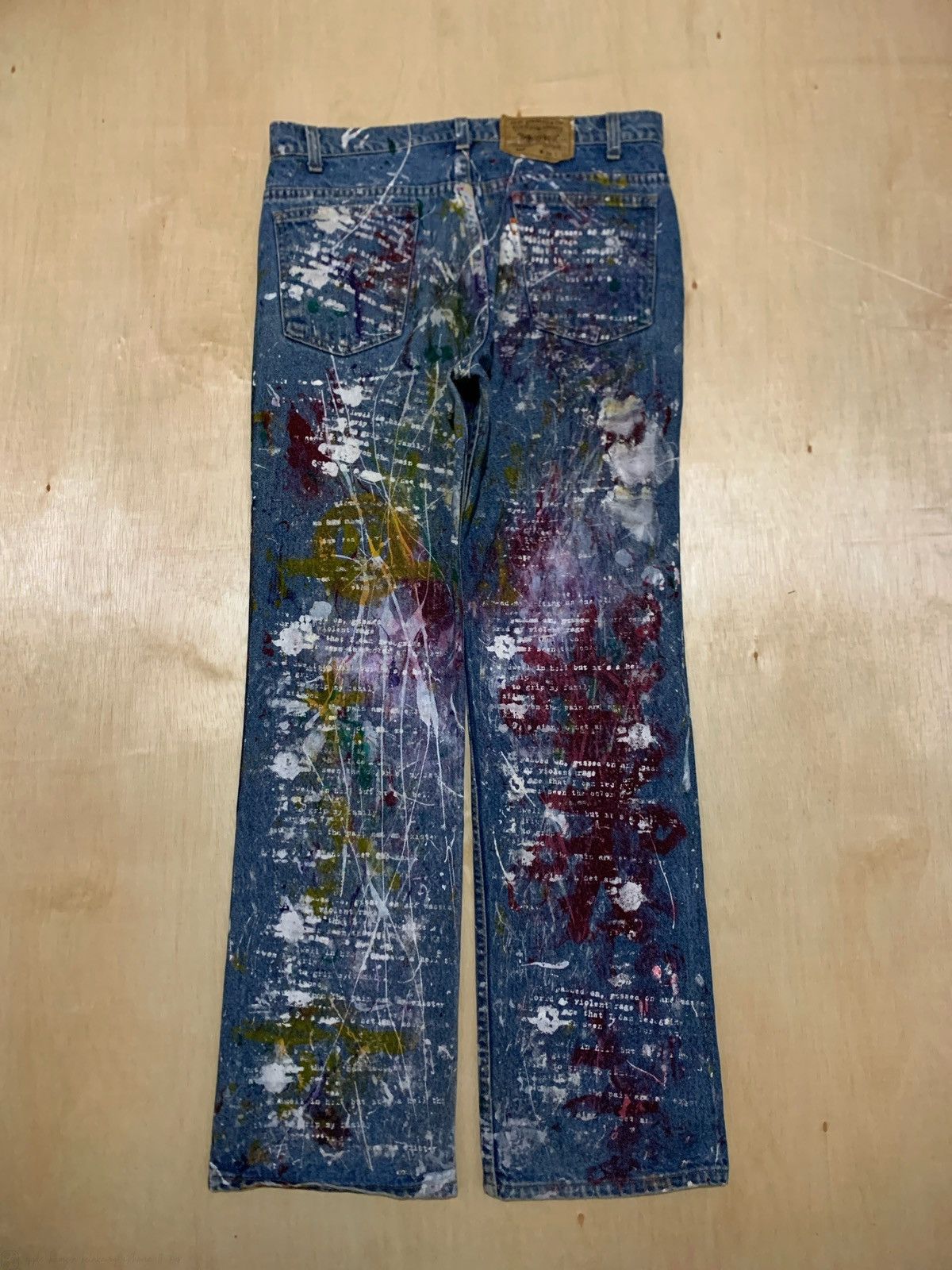 Levi's × Vintage Vintage Rare Levis 517 Orange Tab Painter Denim Jeans Size US 34 / EU 50 - 1 Thumbnail