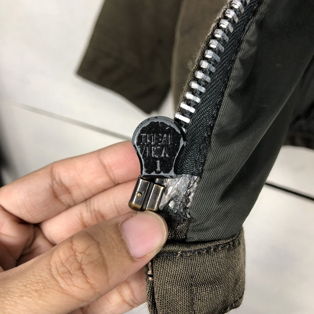 Alpha Industries 🔥VINTAGE ZIPPER JACKET BOMBER ALPHA INDUSTRIES MADE IN USA Size US M / EU 48-50 / 2 - 18 Thumbnail