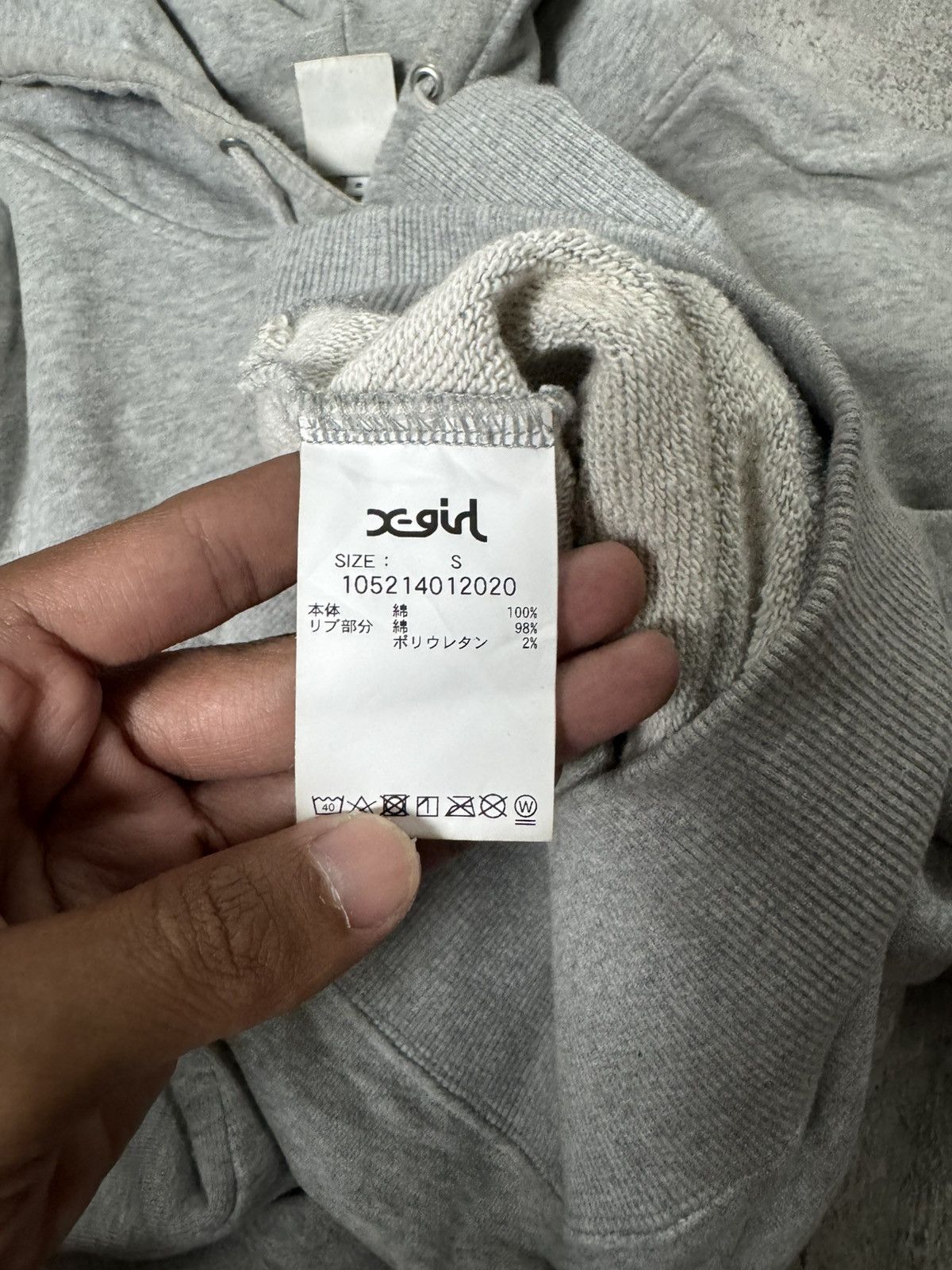 Japanese Brand X-GIRL PUNK SKATER HOODIE WITH HYSTERIC ICON SMALL LOGO Size US M / EU 48-50 / 2 - 9 Thumbnail
