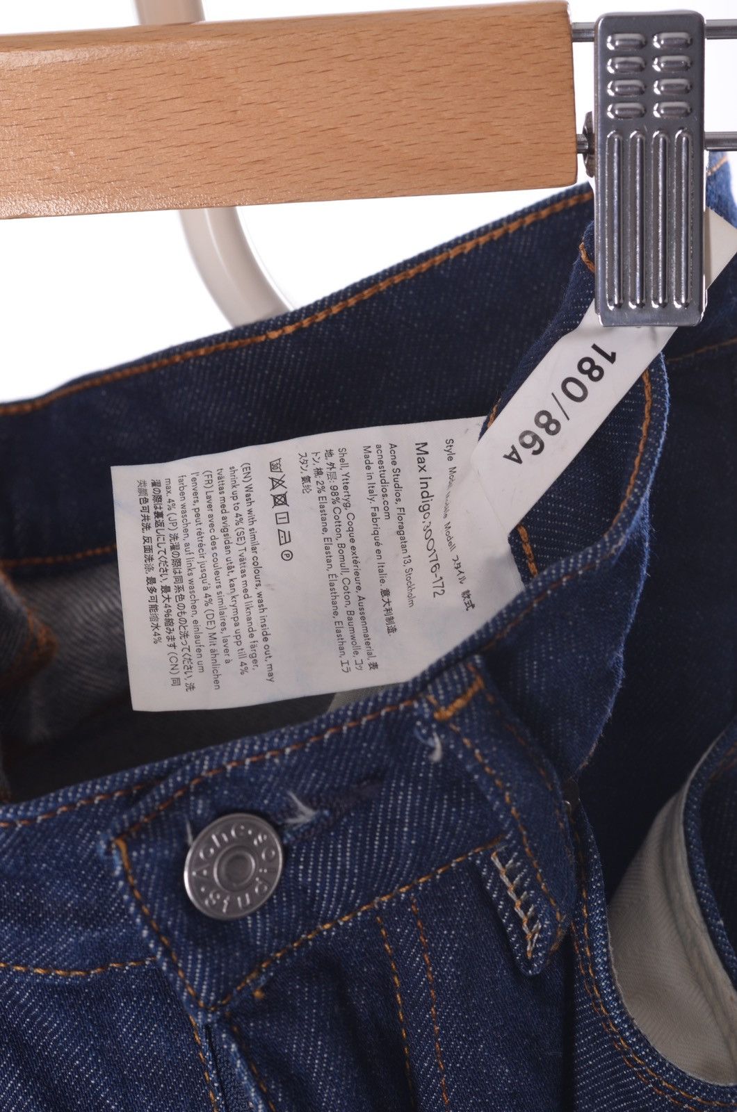 Acne Studios Acne studio max indigo denim jeans size 31 Size US 31 - 5 Thumbnail