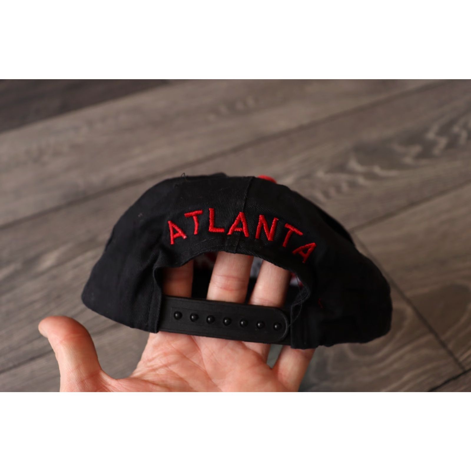 NFL VINTAGE NFL ATLANTA FALCONS RED BLACK SNAPBACK HAT CAP 90'S ONE SIZE FITS ALL Size ONE SIZE - 4 Thumbnail