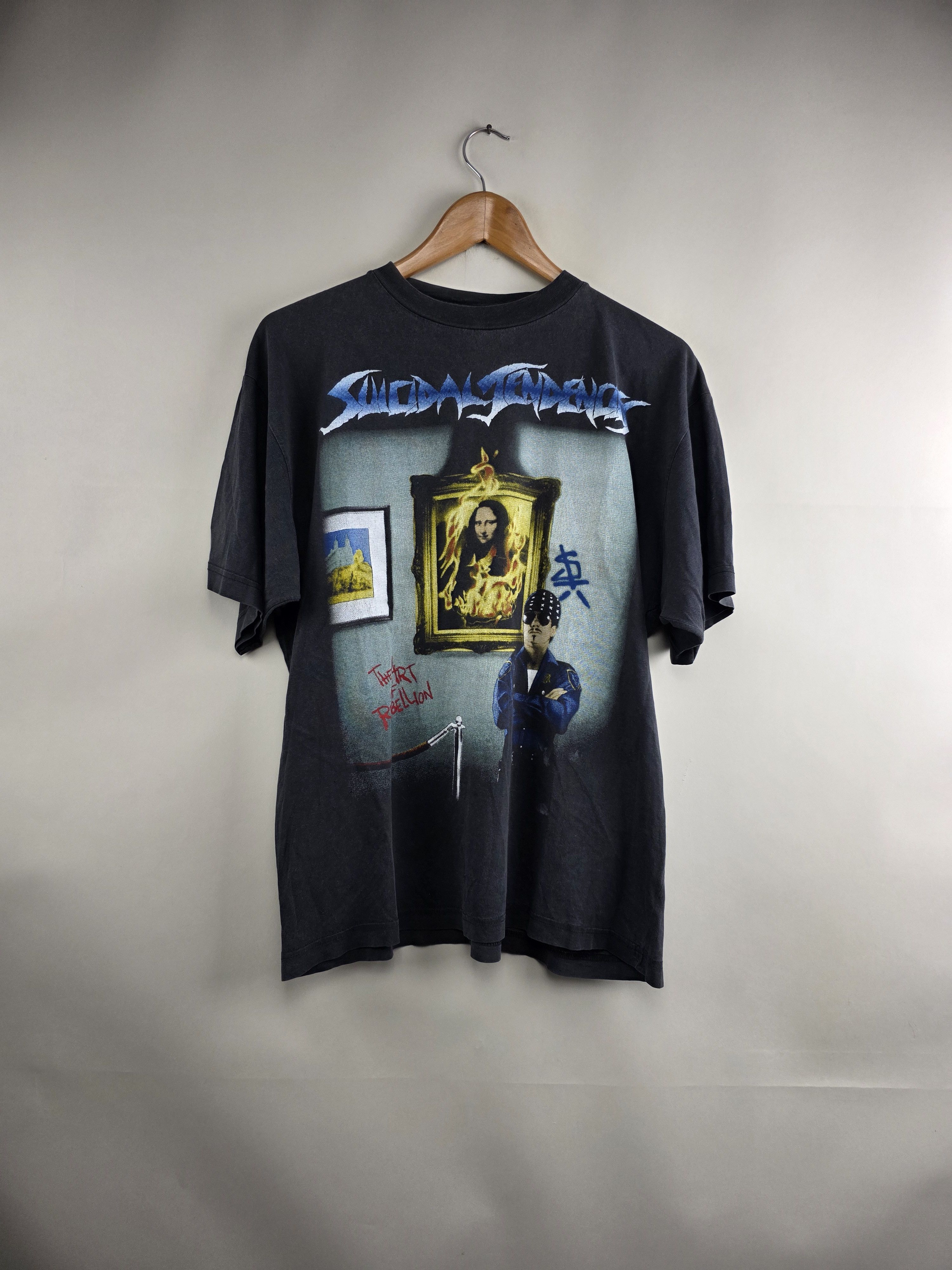 Vintage 90s Suicidal Tendencies The art of rebellion L 90s 21" 27" Size US L / EU 52-54 / 3 - 11 Thumbnail