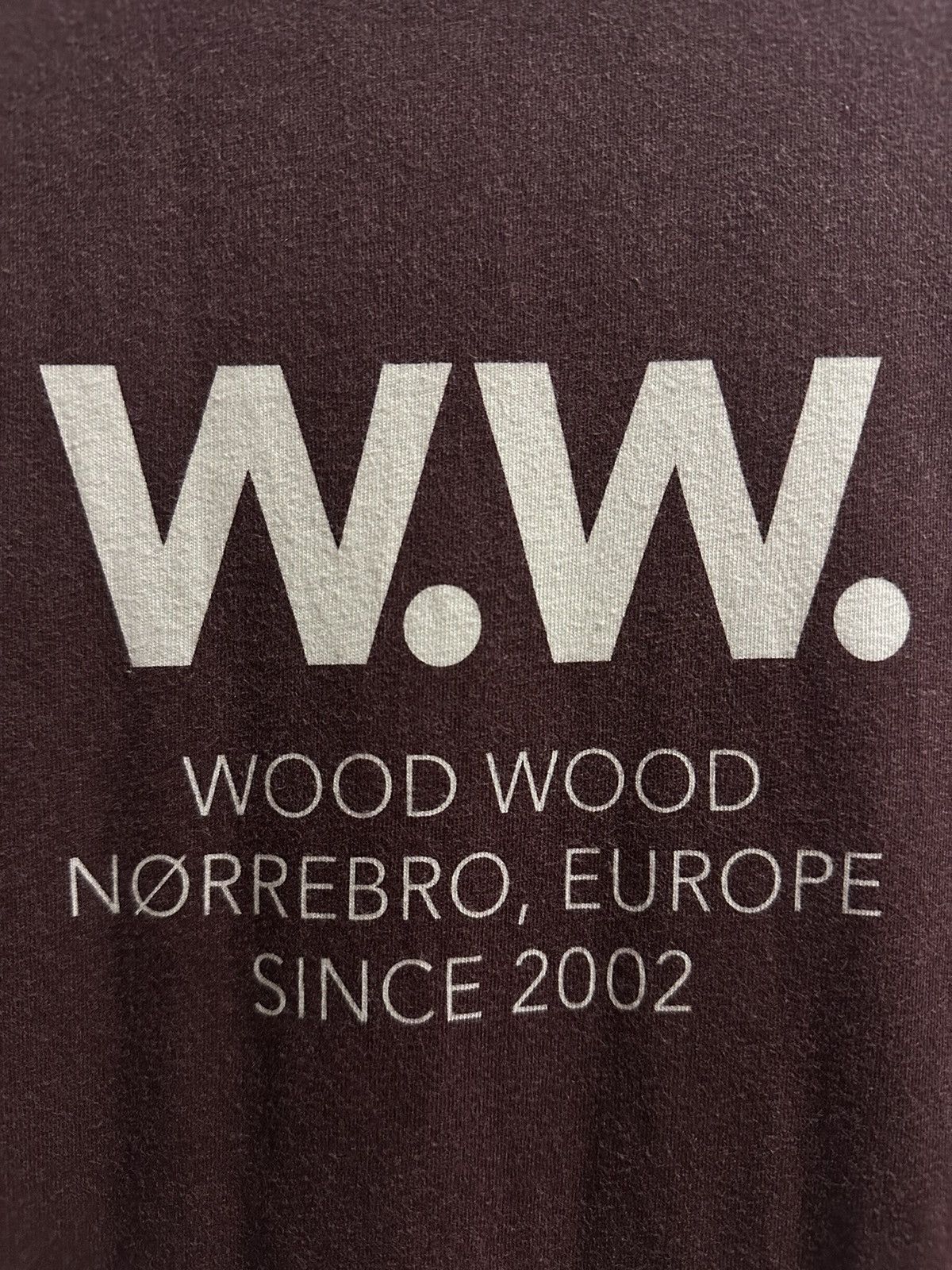 Wood Wood Rare Luxury T-Shirt Wood Wood Norrebro, Europe 2002 Size US S / EU 44-46 / 1 - 2 Thumbnail
