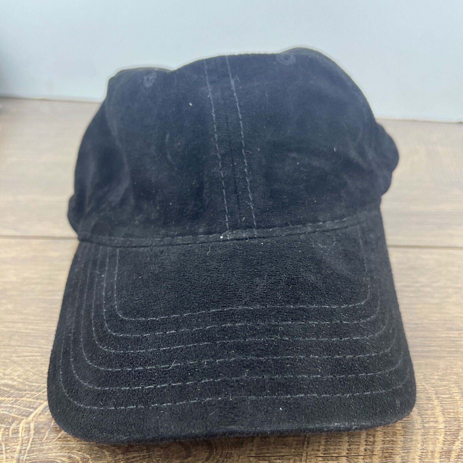 Other Plain Black Baseball Hat Cap Running Black Hat Adjustable Ad Size ONE SIZE - 5 Thumbnail