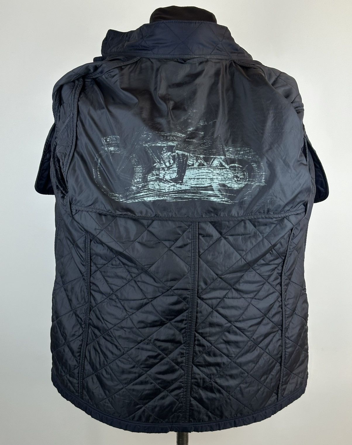 Barbour Barbour International Ariel Men’s Quilted Jacket Size L Navy Size US L / EU 52-54 / 3 - 6 Thumbnail