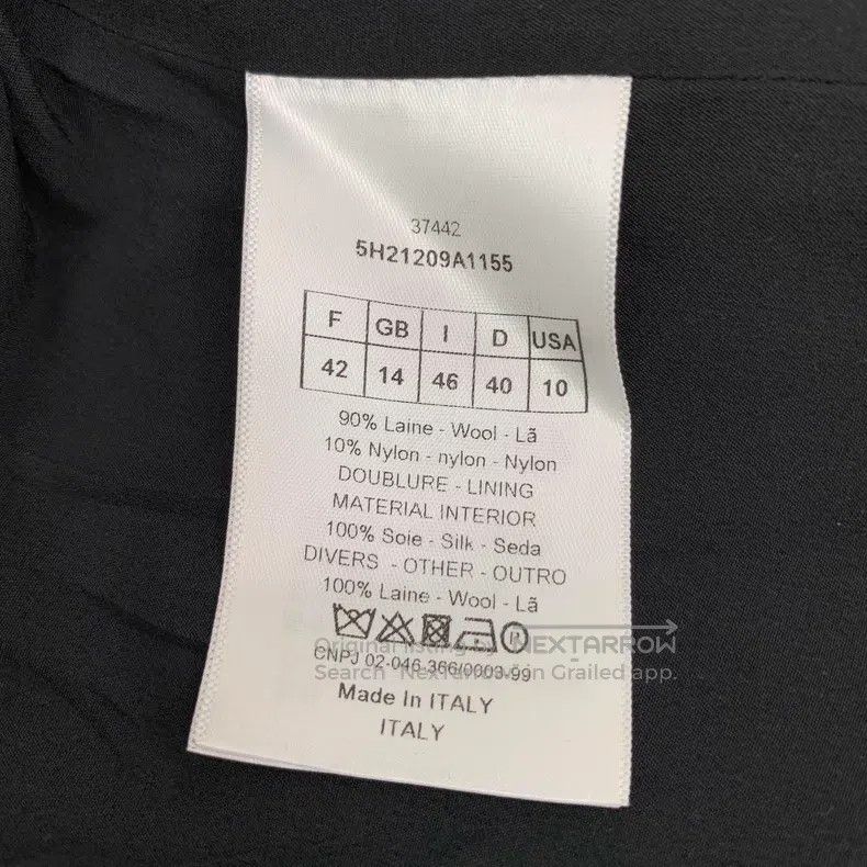 Dior Dior Red wool lapel double-breasted long-sleeved suit jack Size M / US 6-8 / IT 42-44 - 6 Thumbnail