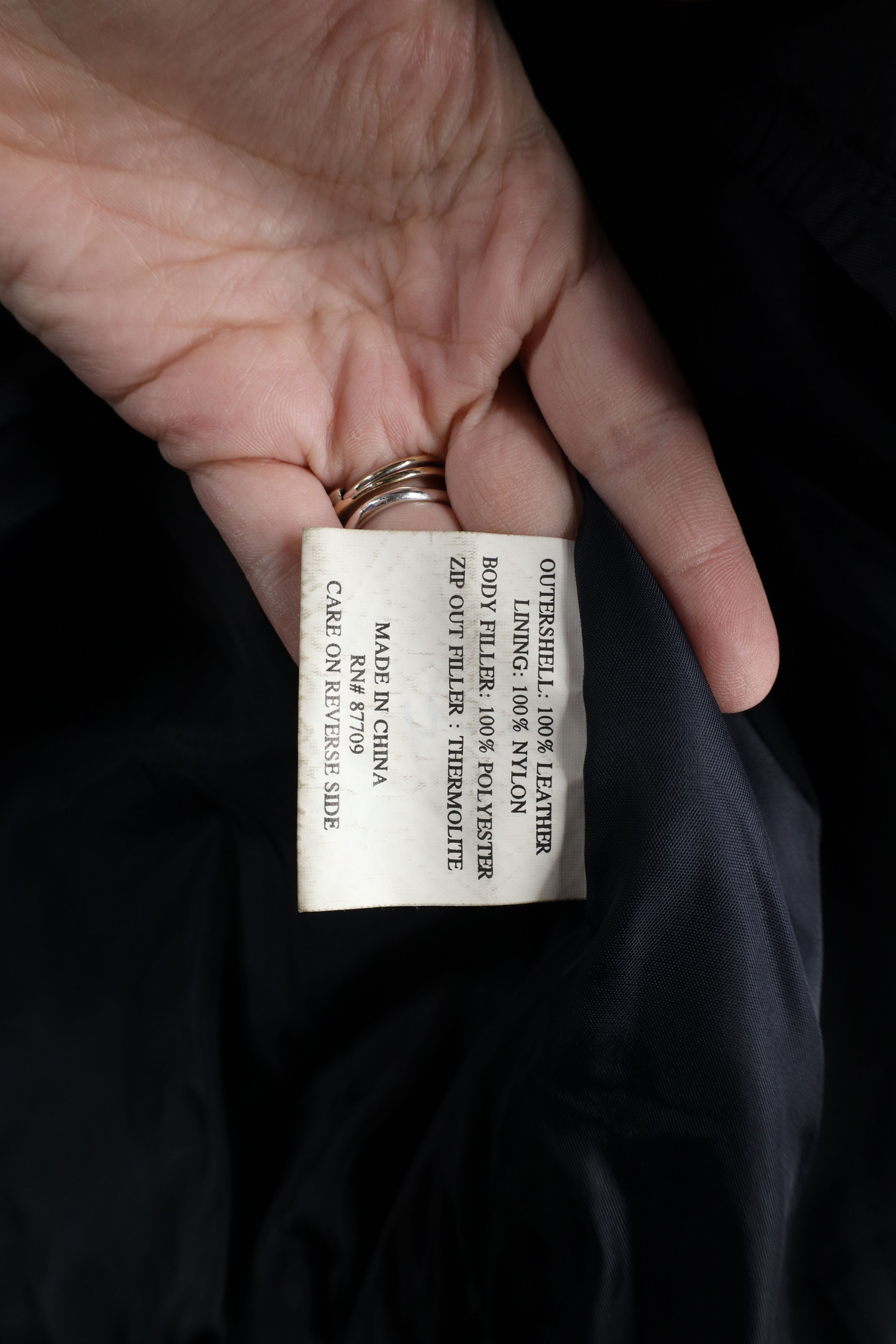 Vintage Vintage 90s Streetwear Leather Flight Bomber Jacket Black Size US M / EU 48-50 / 2 - 17 Thumbnail