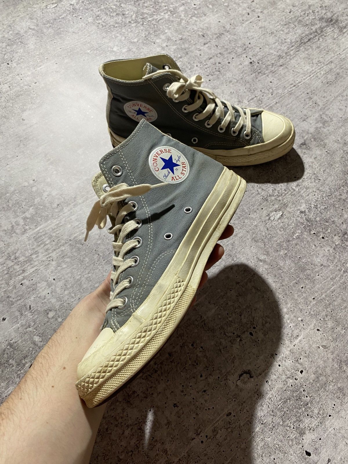 Comme des Garcons × Converse 🩶COMME des garçons converse sneakers Size US 7 / EU 40 - 3 Thumbnail