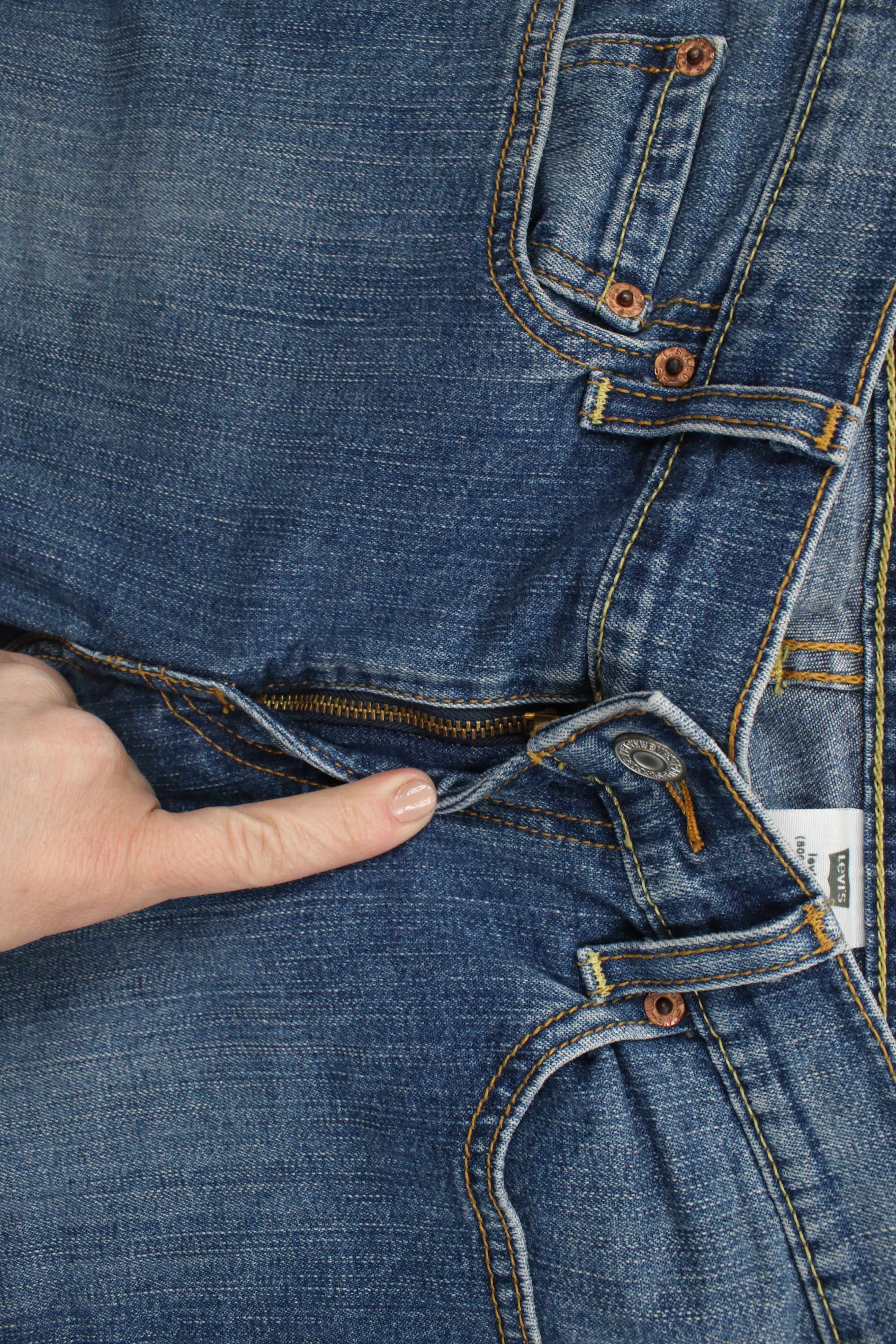 Levi's × Vintage Vintage Y2K 2005 Levis 515 Bootcut Stretch Denim Jeans Size 28" / US 6 / IT 42 - 6 Thumbnail