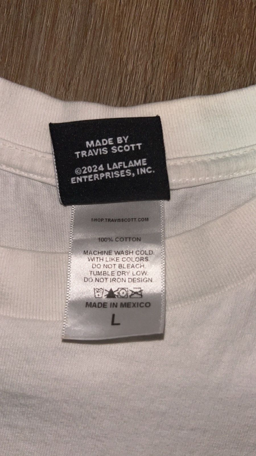 Travis Scott TRAVIS SCOTT ELKINS HIGH SCHOOL LARGE SHORT SLEEVE TEE Size US L / EU 52-54 / 3 - 5 Thumbnail