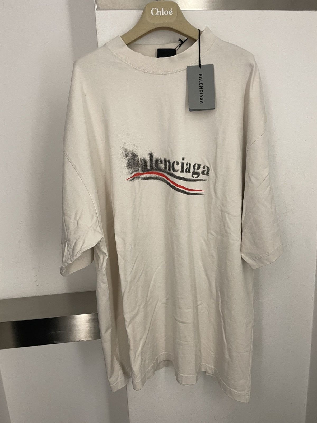 Balenciaga Logo t-shirt Size US XXL / EU 58 / 5 - 1 Thumbnail