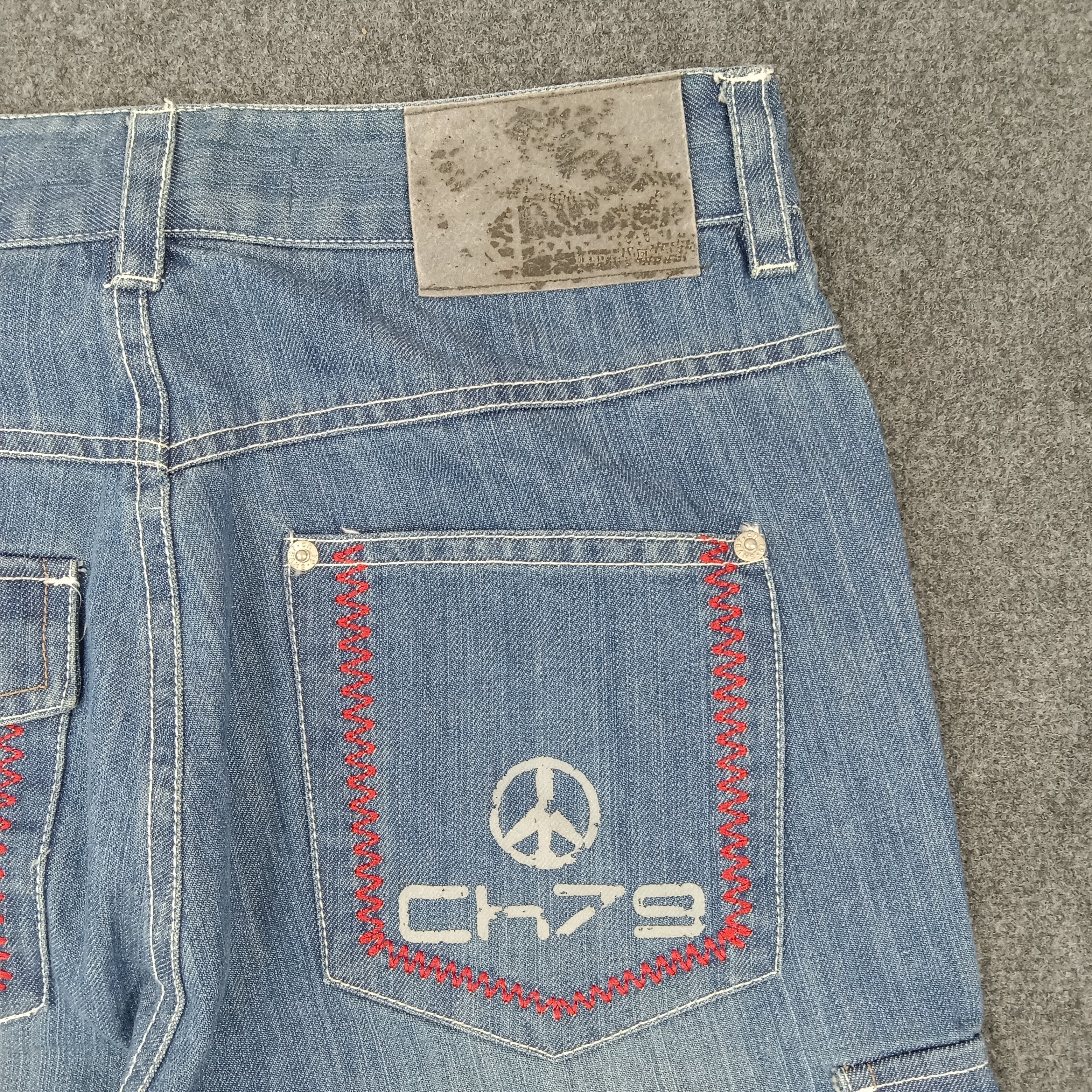 Karl Kani × Vintage Karl Kani American Baggy Style Cargo Denim Jeans Size US 27 - 8 Thumbnail
