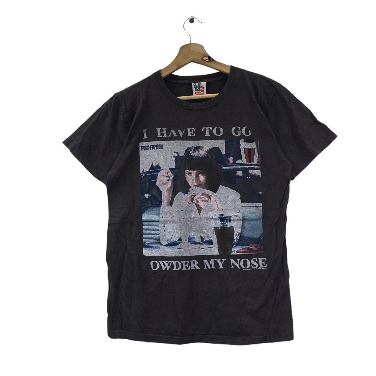 Vintage Vtg PULP FICTION MOVIE Powder My Nose Tee Shirt Junkfood Size US S / EU 44-46 / 1 - 1 Thumbnail