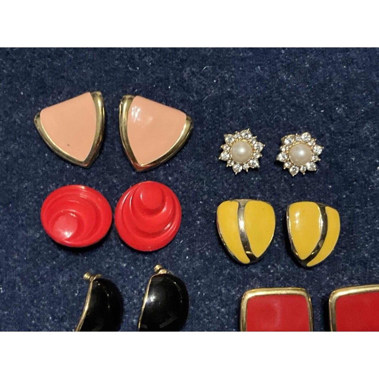 Other 6 Pairs 80’s & 90’s Lot Of Earrings Size ONE SIZE - 2 Thumbnail