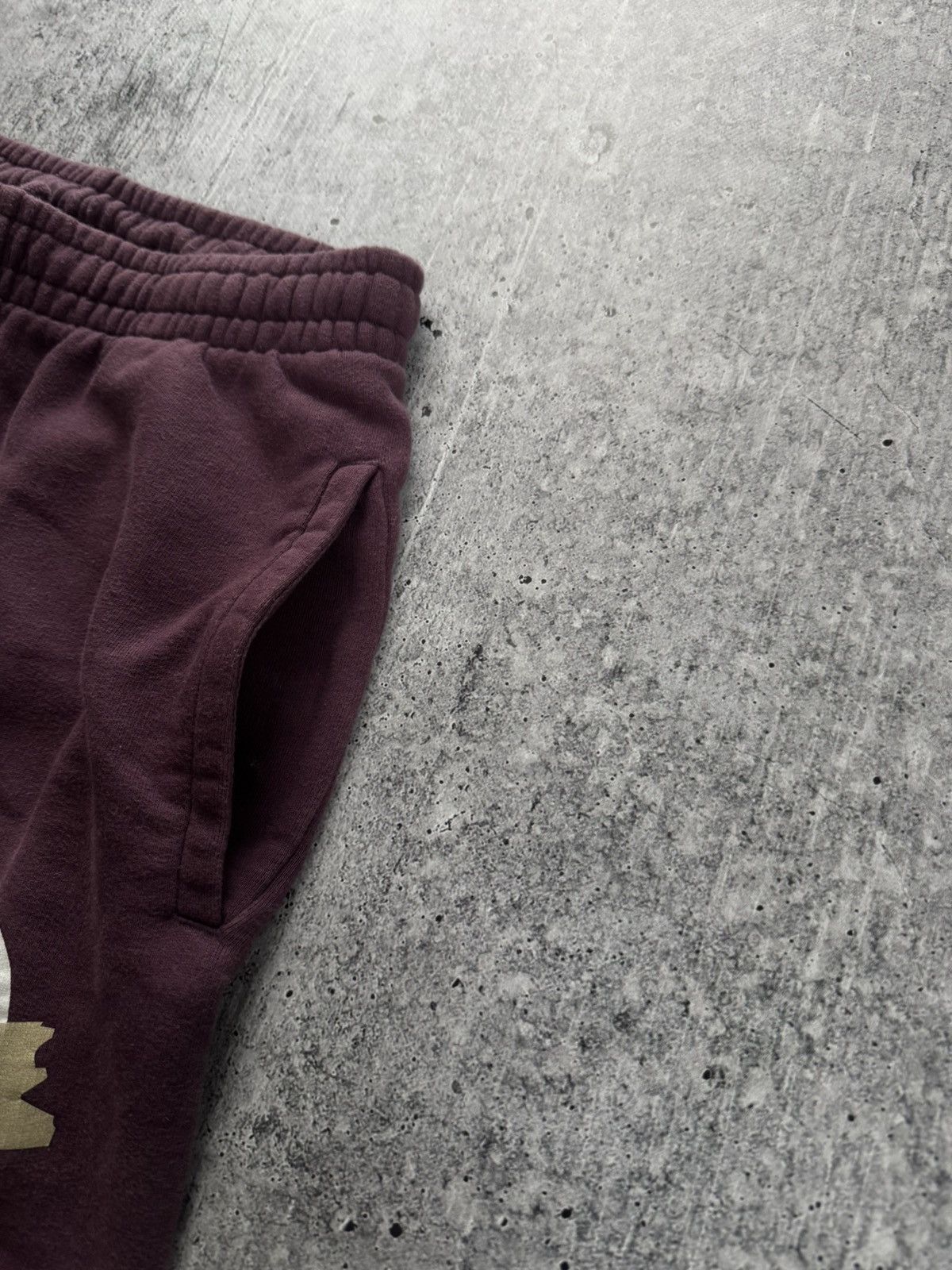 Off-White Off White M Tape Diag Joggers Bottoms Burgundy Virgil Abloh Size US 34 / EU 50 - 4 Thumbnail