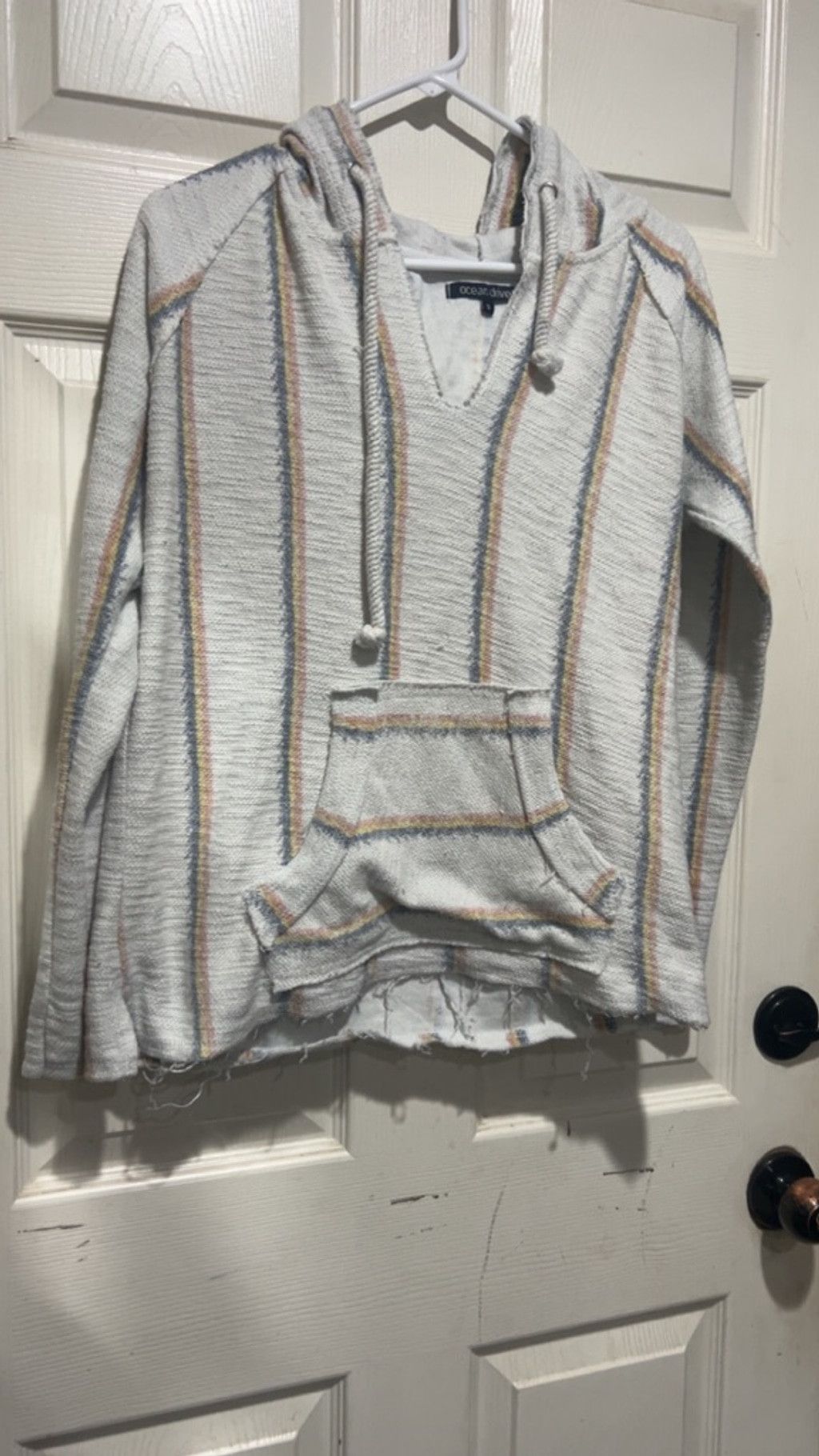 Other Women's Ocean Drive Striped Hoodie S White Blue Size S / US 4 / IT 40 - 1 Thumbnail