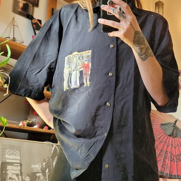 Other Einhorn Vintage 80s Esso Gas Station Button Up Shirt - M Size US M / EU 48-50 / 2 - 3 Thumbnail