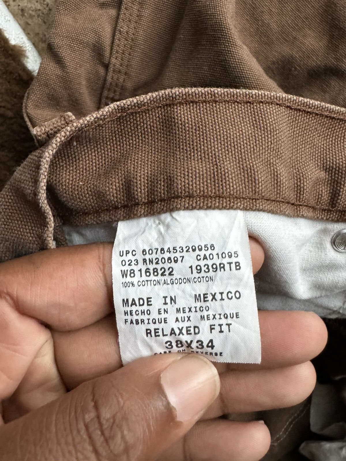 Dickies Brown Denim Dickies Pants Size US 38 / EU 54 - 6 Thumbnail