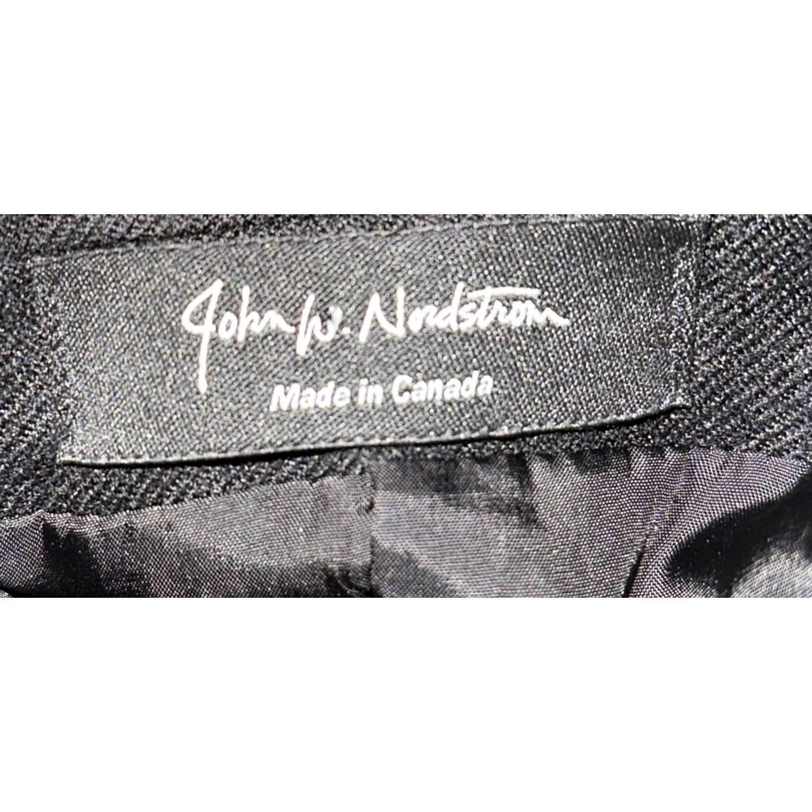 Nordstrom John W Nordstrom Mens Black Canada Made Cashmere 2 Button Sport Coat Size 42R Size US XS / EU 42 / 0 - 6 Thumbnail
