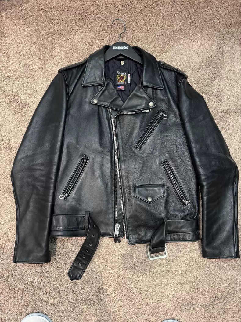Schott Schott Leather jacket leather jacket Size US XXS / EU 40 - 1 Thumbnail