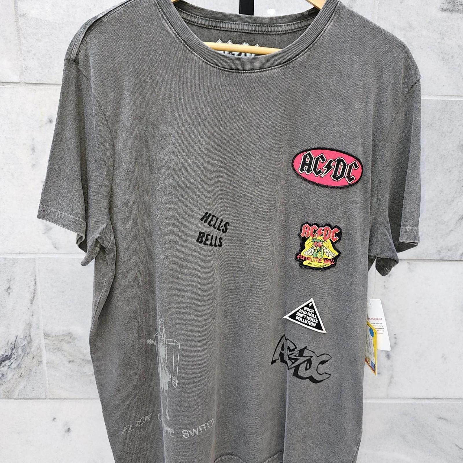 Lucky Brand Lucky Brand ACDC Band Tee With Patches NWT Size US L / EU 52-54 / 3 - 7 Thumbnail