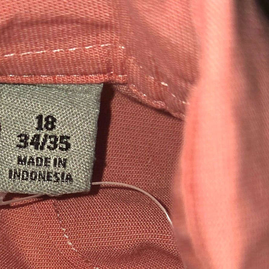 Kenneth Cole Kenneth Cole Reaction Pink Slim Fit Button Up XL Size US XL / EU 56 / 4 - 4 Thumbnail