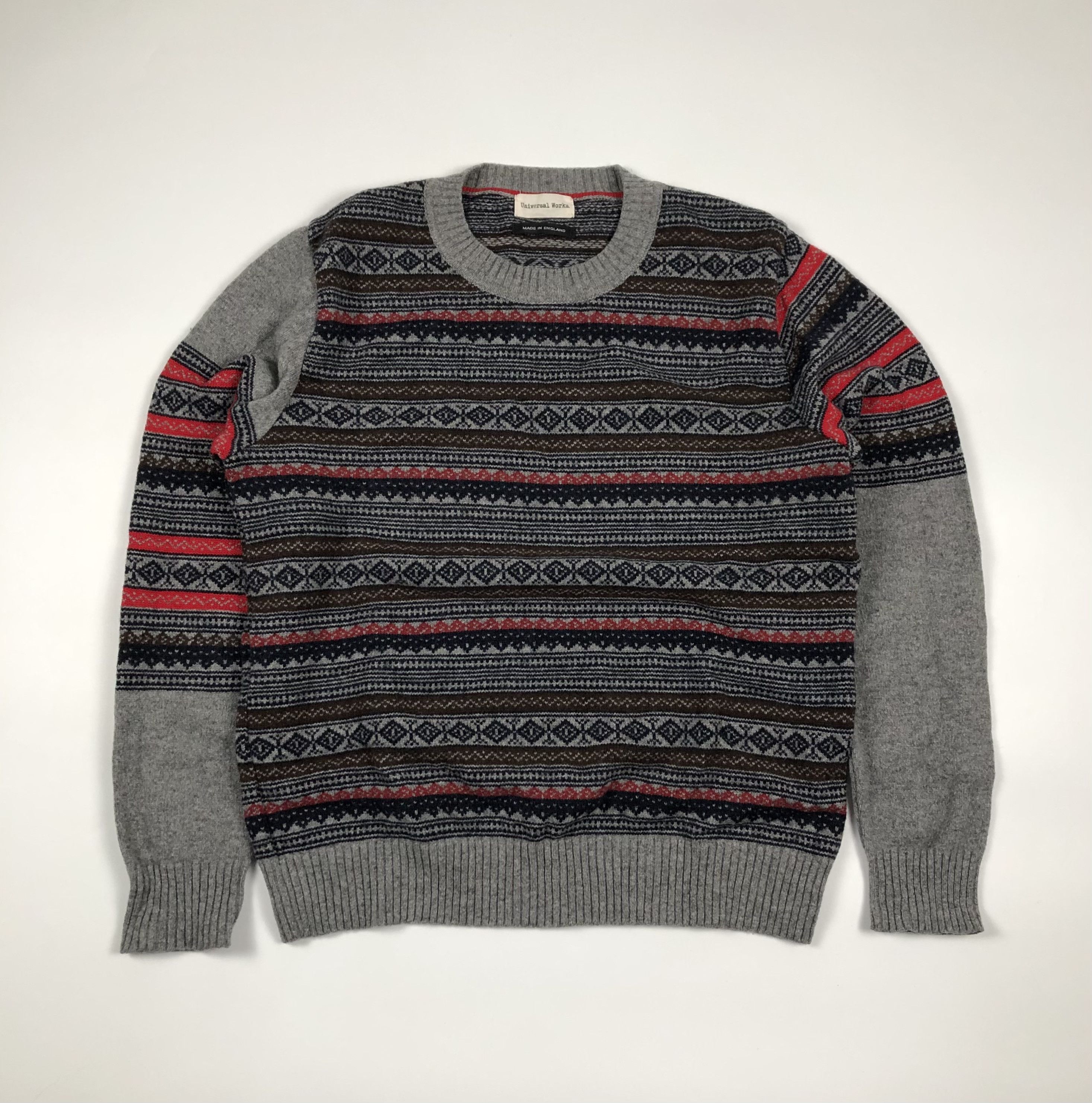 Universal Works Universal Works Crewneck Wool England Sweater Size US M / EU 48-50 / 2 - 1 Thumbnail