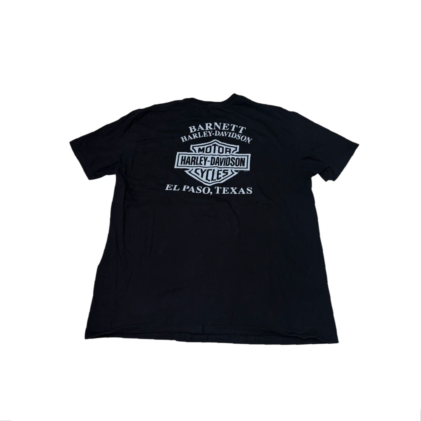 Harley Davidson Harley-Davidson T-Shirt Mens XL Graphic Print V-Twin Machine El Paso Texas Barnett El Paso Texas Shirt Casual Streetwear 2010-2019 Size US XL / EU 56 / 4 - 5 Thumbnail