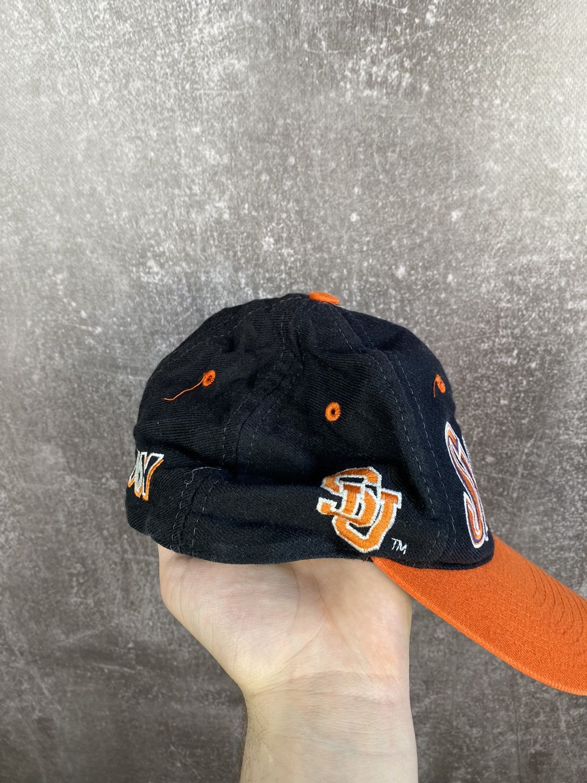 Logo 7 × Vintage Syracuse University Orange Baseball Hat Cap SU Cuse 7 Logo Size ONE SIZE - 3 Thumbnail