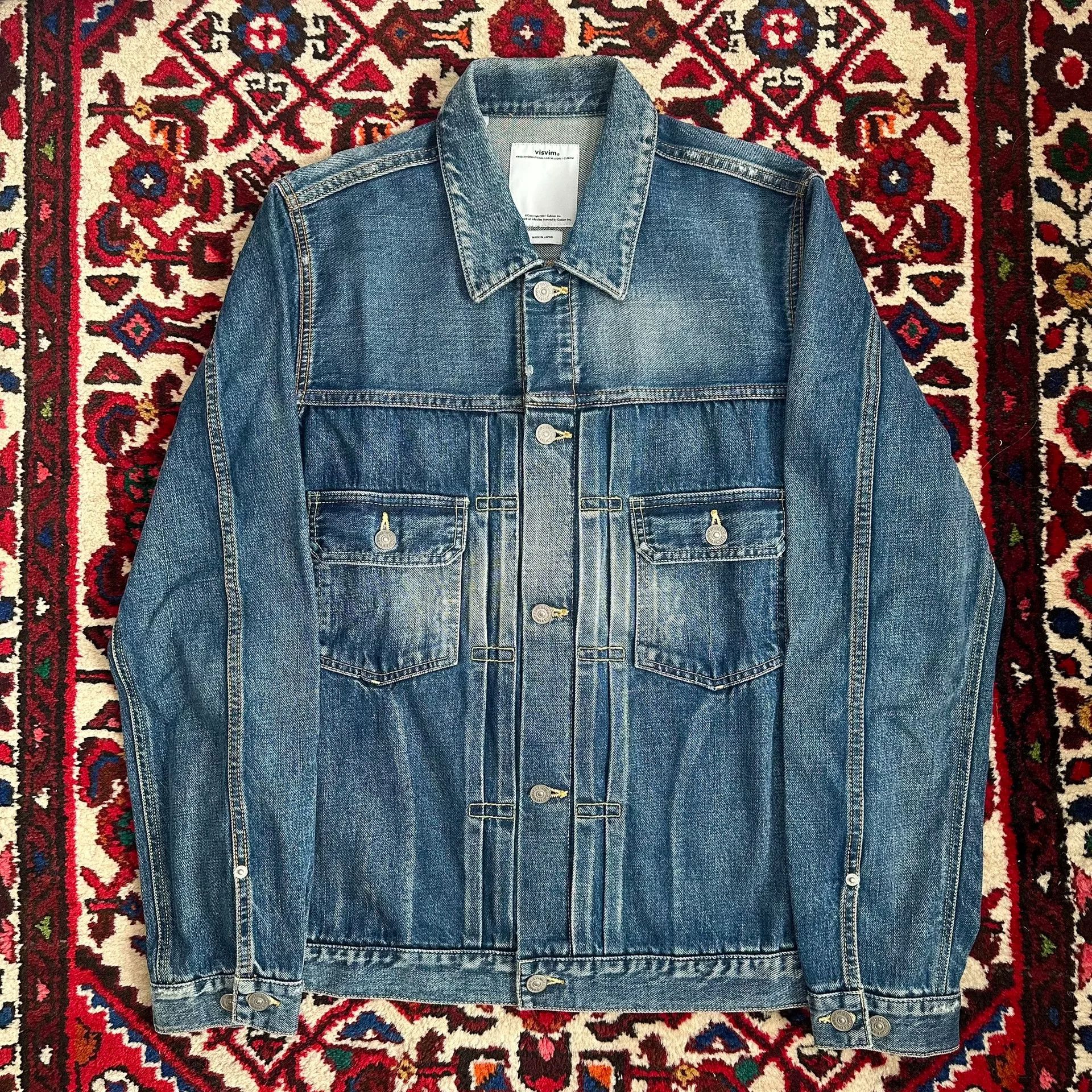 visvim denim jacket in excellent condition