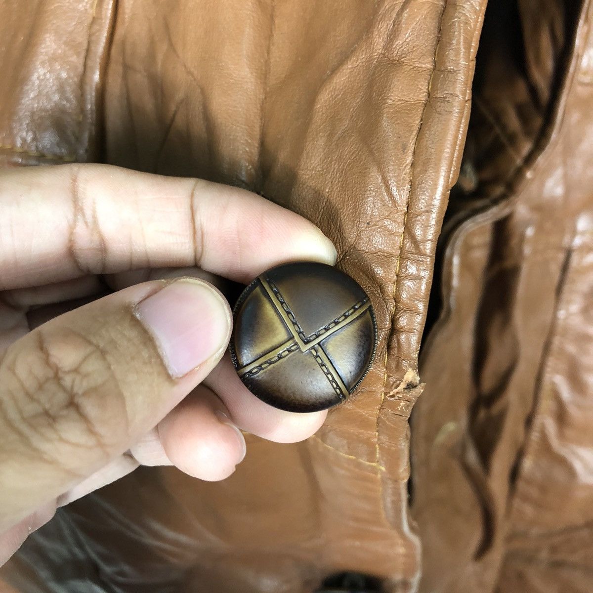 Toyo Enterprises 📌Vintage Biker Leather Jacket Skalar Made in Usa Blanket Size US M / EU 48-50 / 2 - 17 Thumbnail