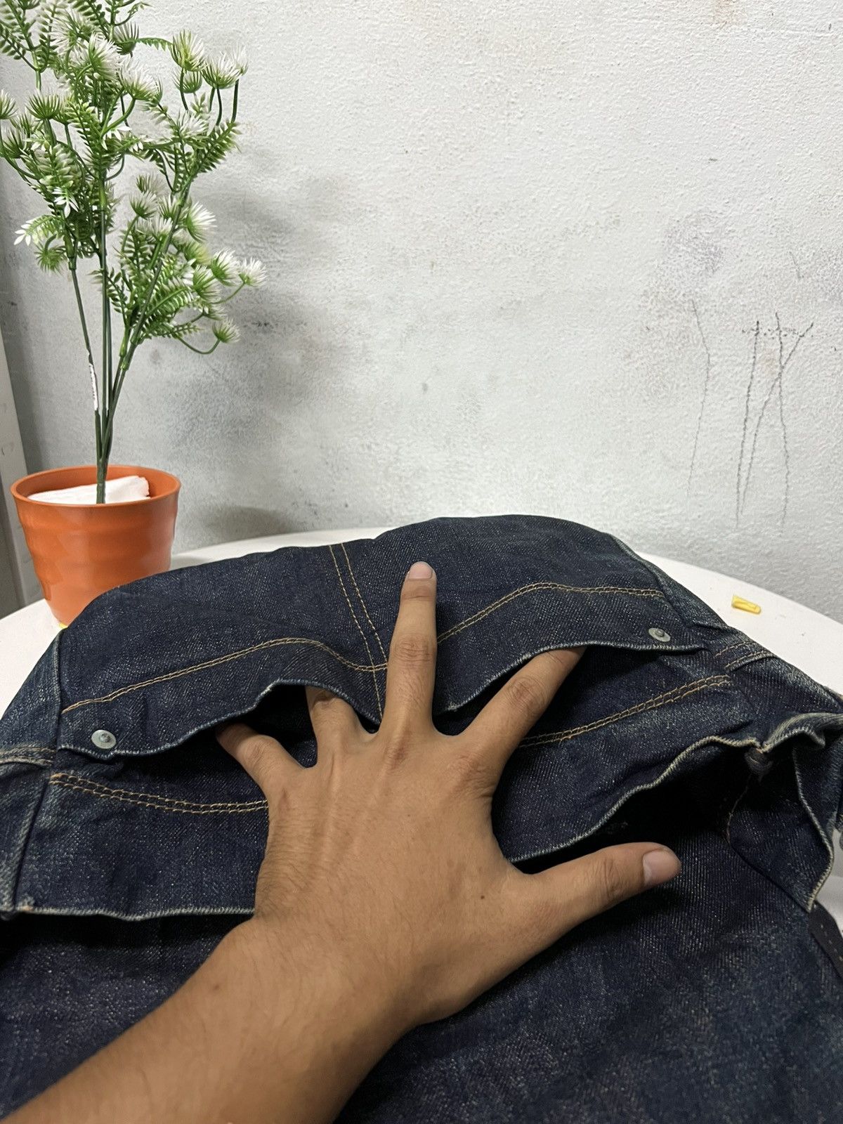 Japanese Brand × Vintage Vintage Denim DEVINETTE Shoulder Size ONE SIZE - 8 Thumbnail