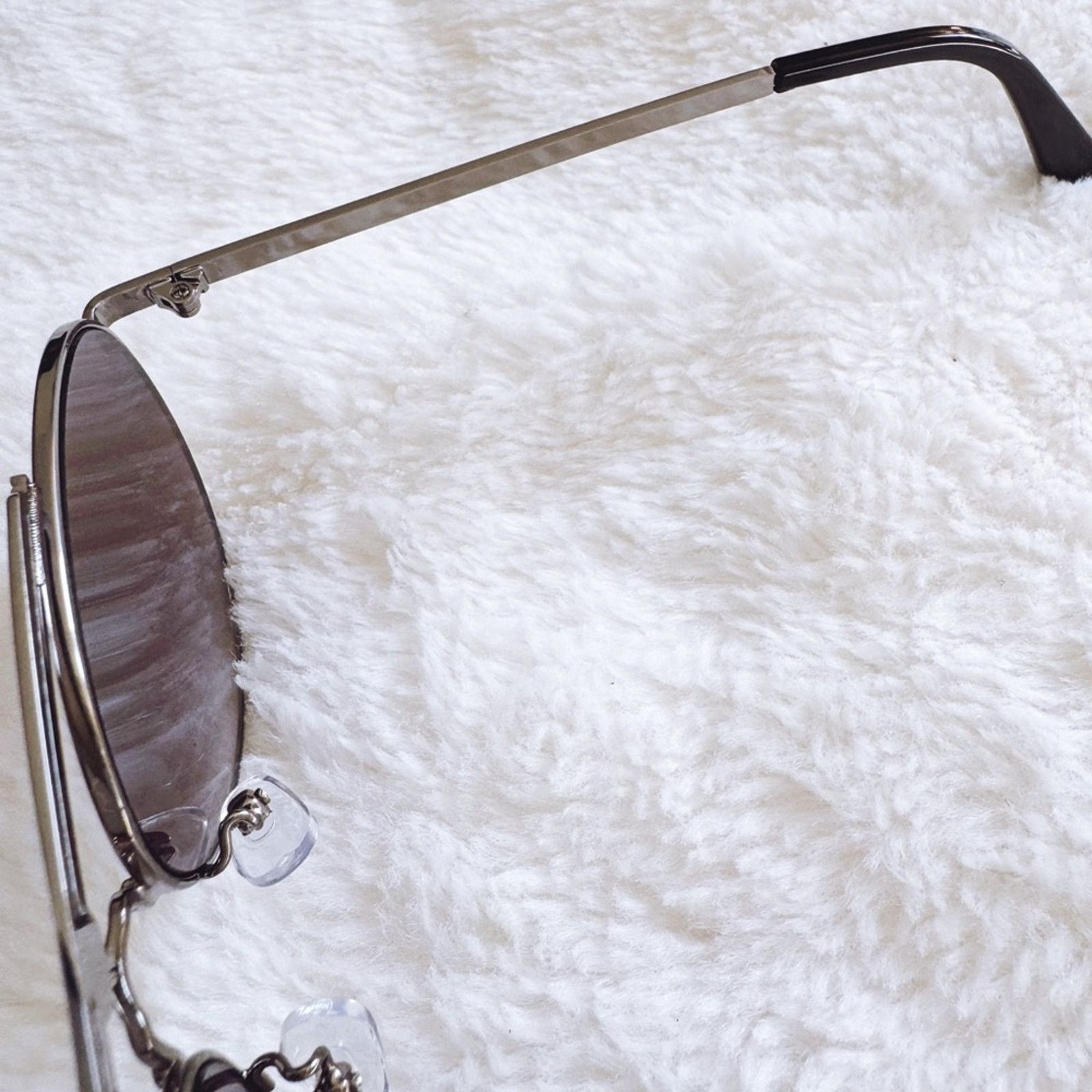 Other Doug Black W/ Silver Rim Aviator Sunglasses Size ONE SIZE - 6 Thumbnail