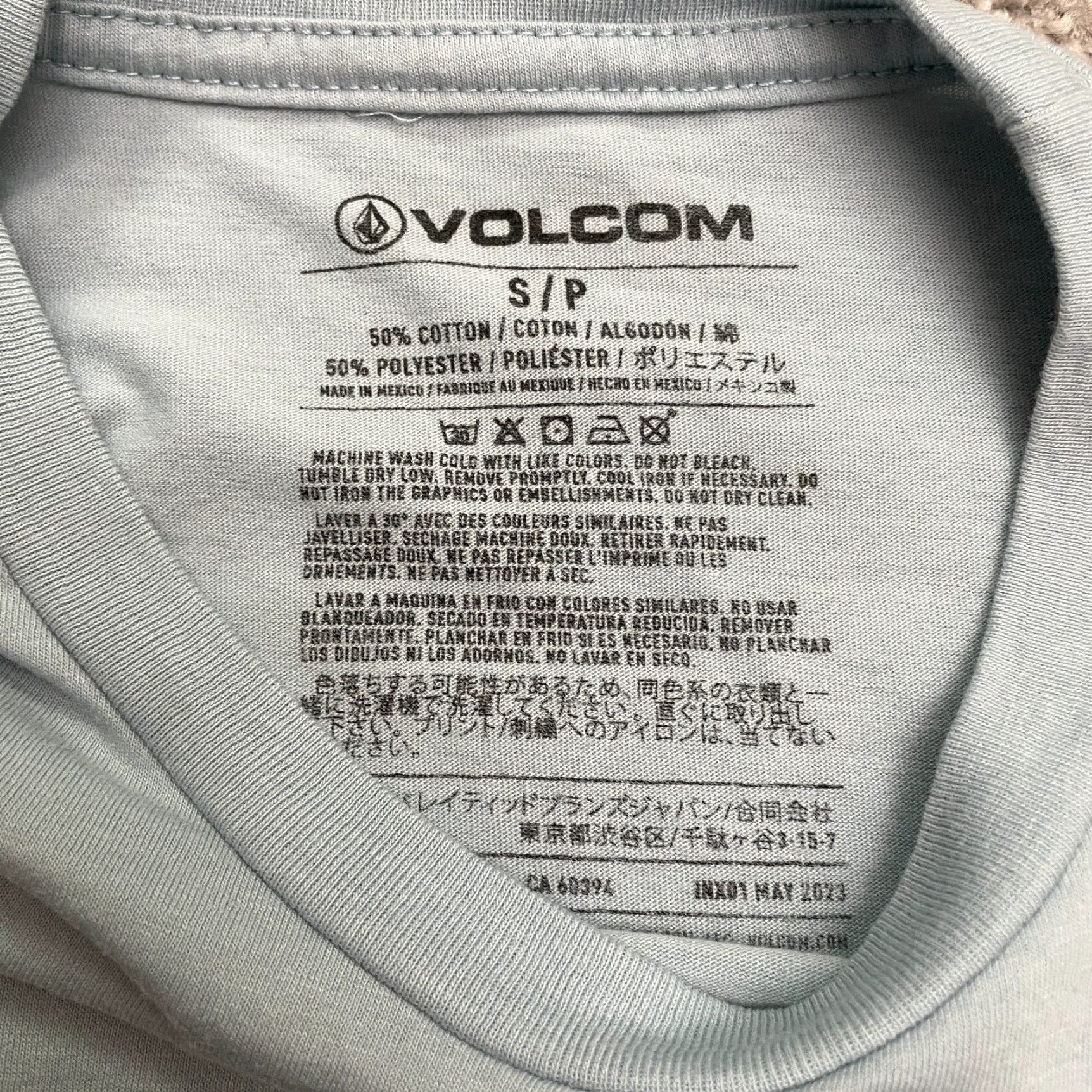 Volcom VOLCOM Beer Can Graphic T-Shirt Men Small Blue Casual Crew Neck Short Sleeve Size US S / EU 44-46 / 1 - 4 Thumbnail