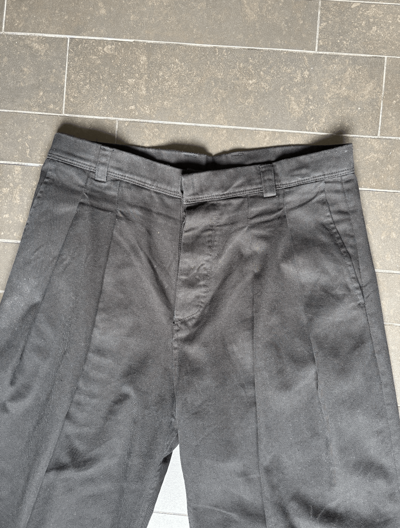 Japanese Brand Japanese Gabardine Pleated Wide-Leg Loose Straight Trousers Size US 32 / EU 48 - 8 Thumbnail
