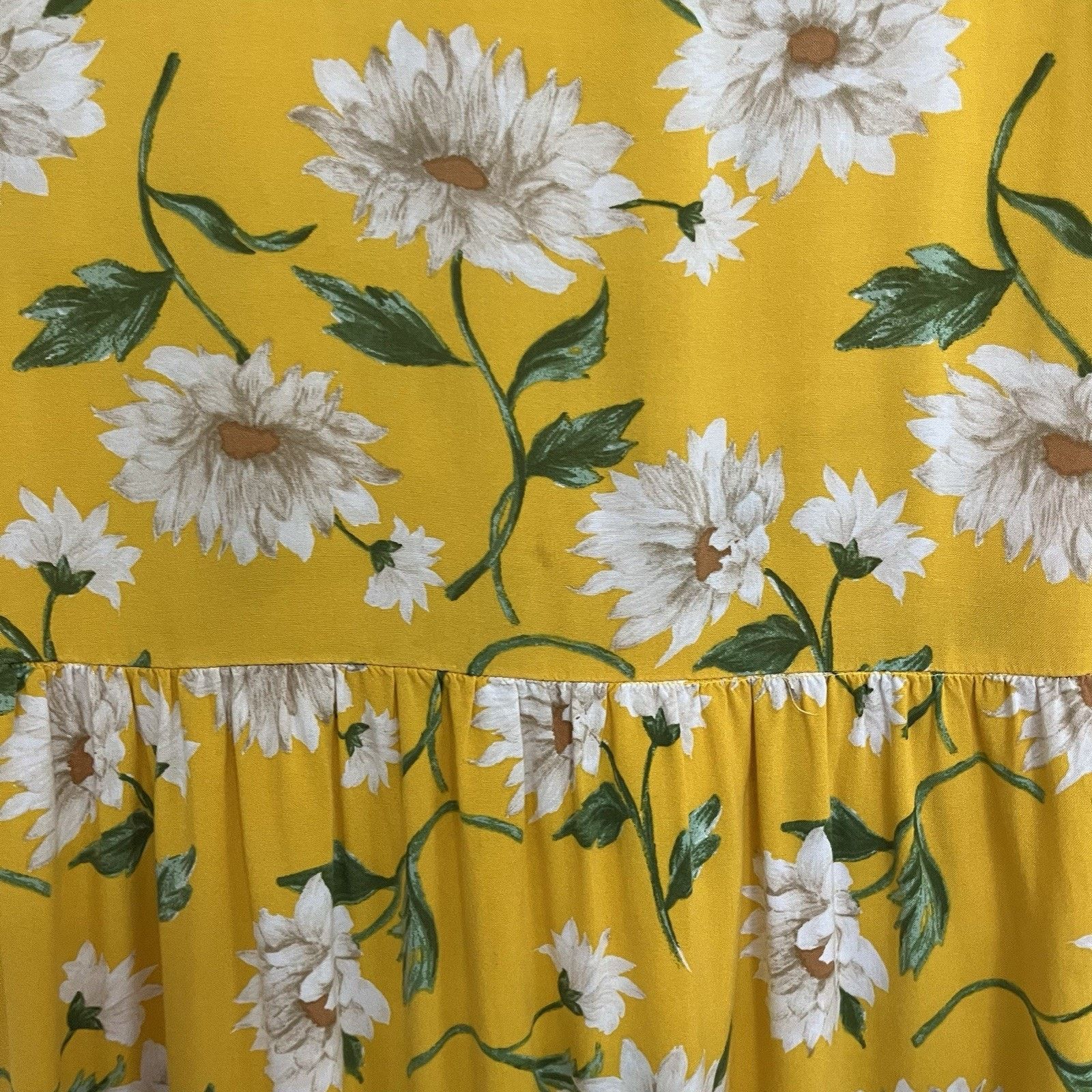 Forever 21 Forever 21 | Yellow Floral Print Dress Small Cottage Size S / US 4 / IT 40 - 7 Thumbnail