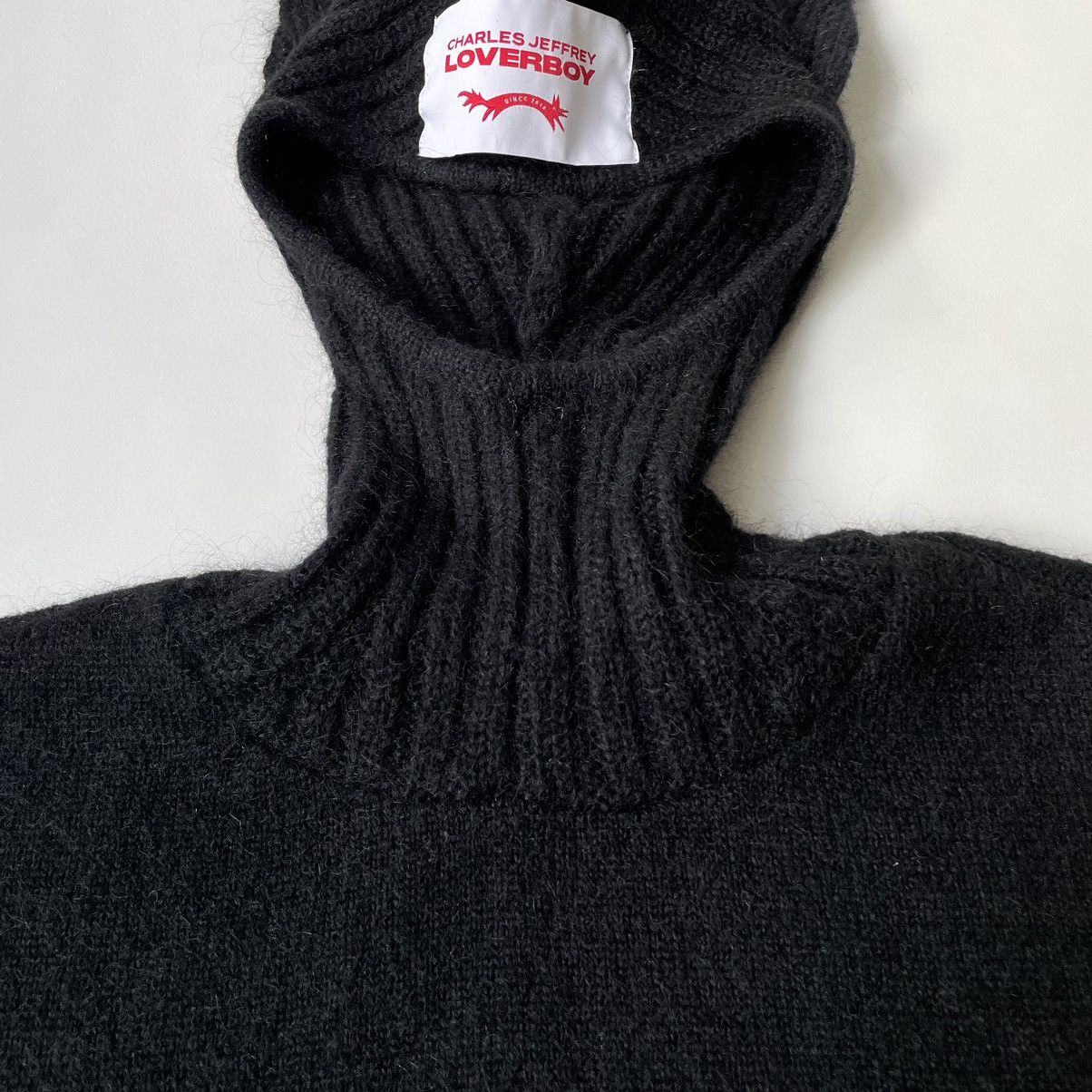 Charles Jeffrey LOVERBOY Black Mohair Ears Balaclava Sweater Size US XL / EU 56 / 4 - 3 Thumbnail