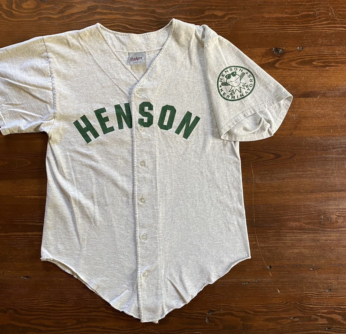 Henson Vintage Henson Kerminators Kermit Button Up Baseball Jersey Size US M / EU 48-50 / 2 - 1 Thumbnail