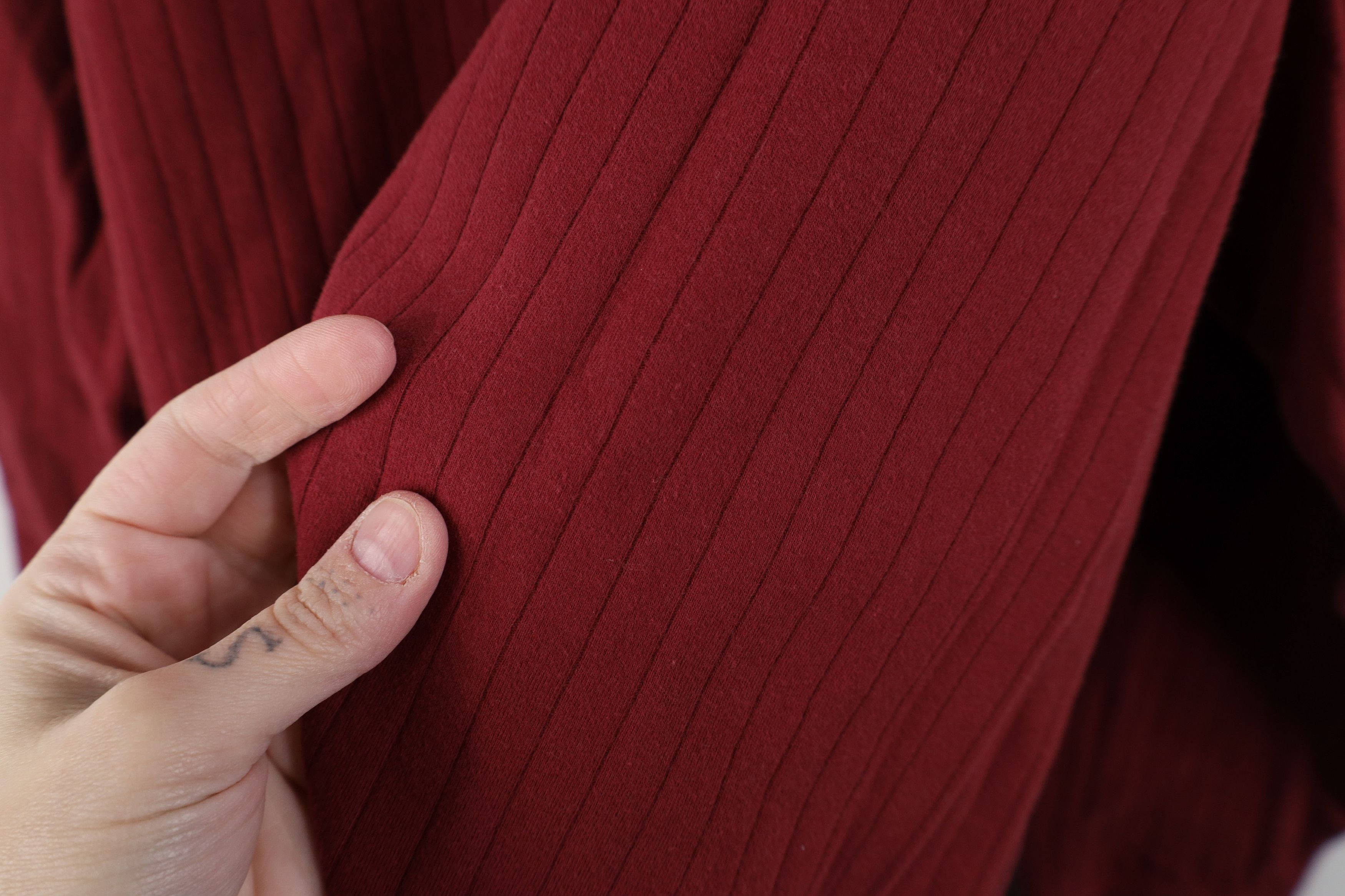 Vintage Vintage 90s Streetwear Heavy Ribbed Henley T-Shirt Red Size US XL / EU 56 / 4 - 8 Thumbnail