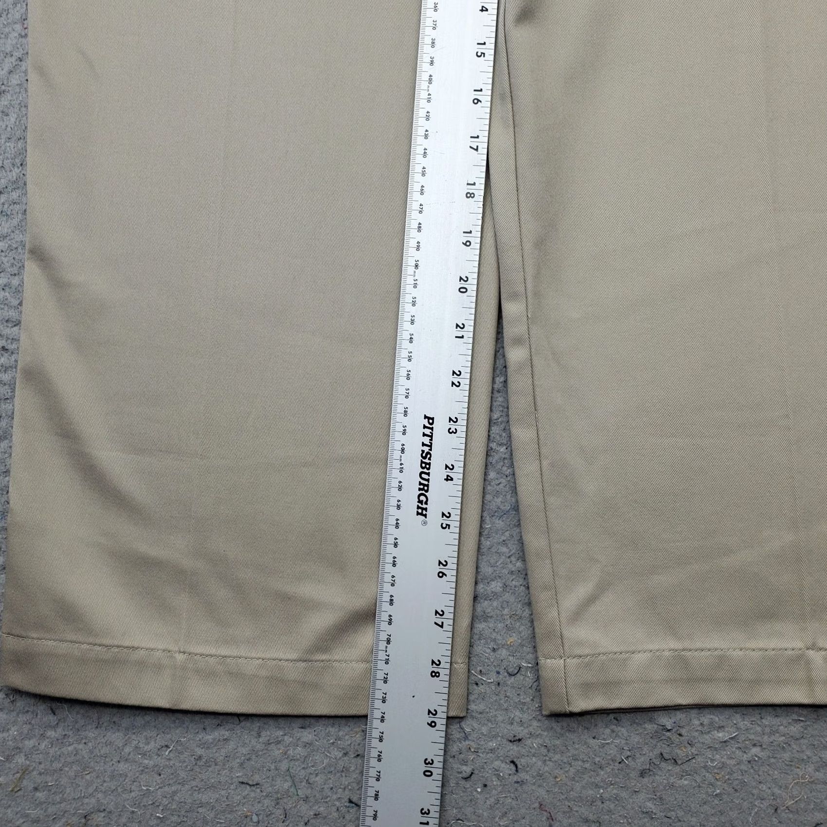 Izod IZOD Mens Pants Chino Flat Front Straight Fit 38 Tan Size Mens 38 Inseam 29" Regular XS? Size US 38 / EU 54 - 4 Thumbnail