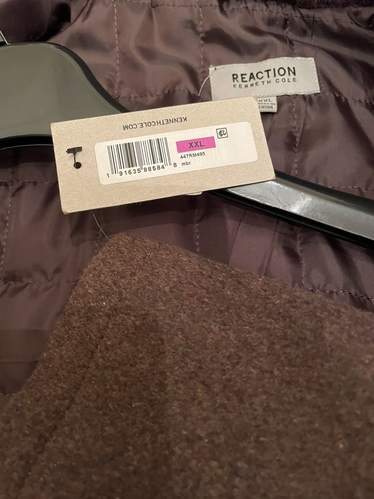 Kenneth Cole Kenneth Cole Double Breasted Coat with Bib Collar Size US XXL / EU 58 / 5 - 7 Thumbnail