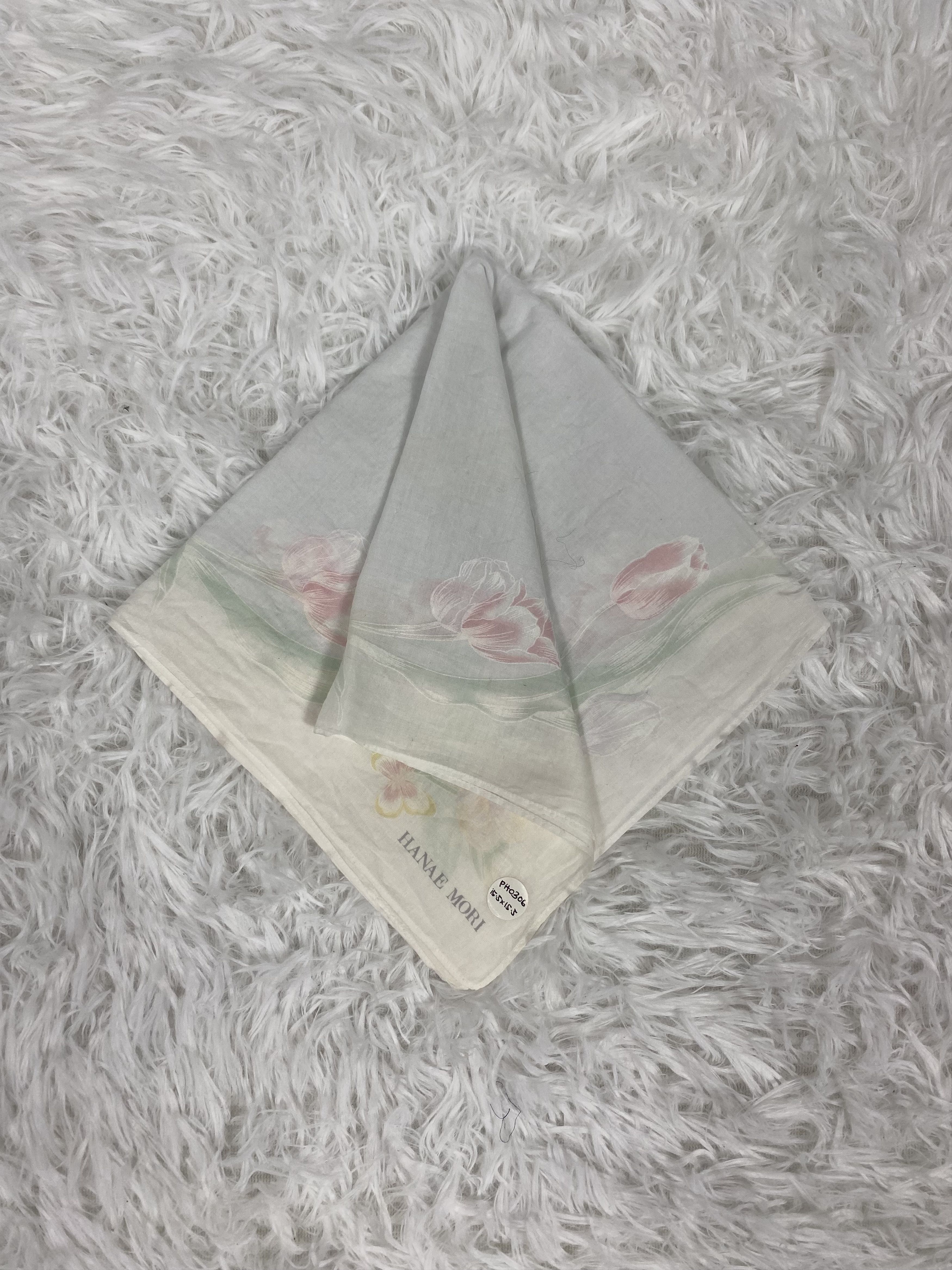 Hanae Mori Vintage Hanae Mori Handkerchief Neckerchief PH0306 Size ONE SIZE - 1 Thumbnail
