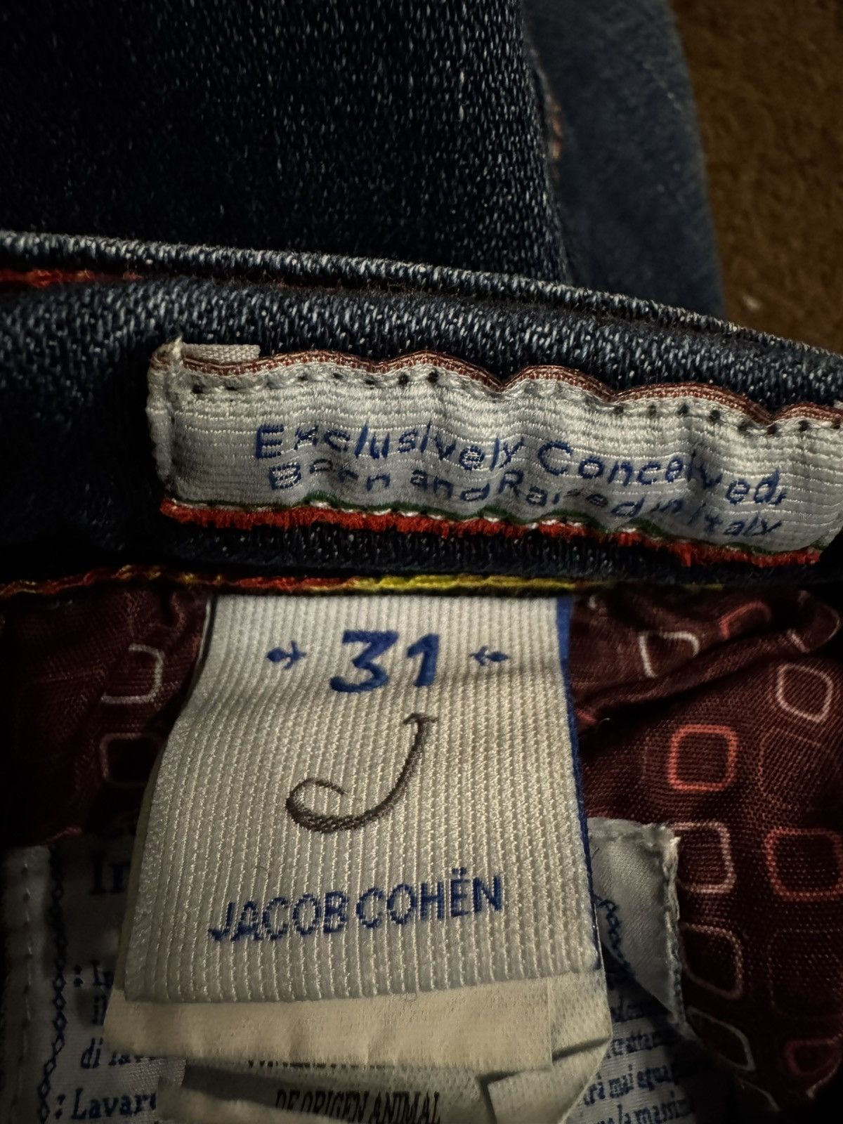 Jacob Cohen Jacob Cohën Slim Fit Stretch Jeans Size US 31 - 9 Thumbnail