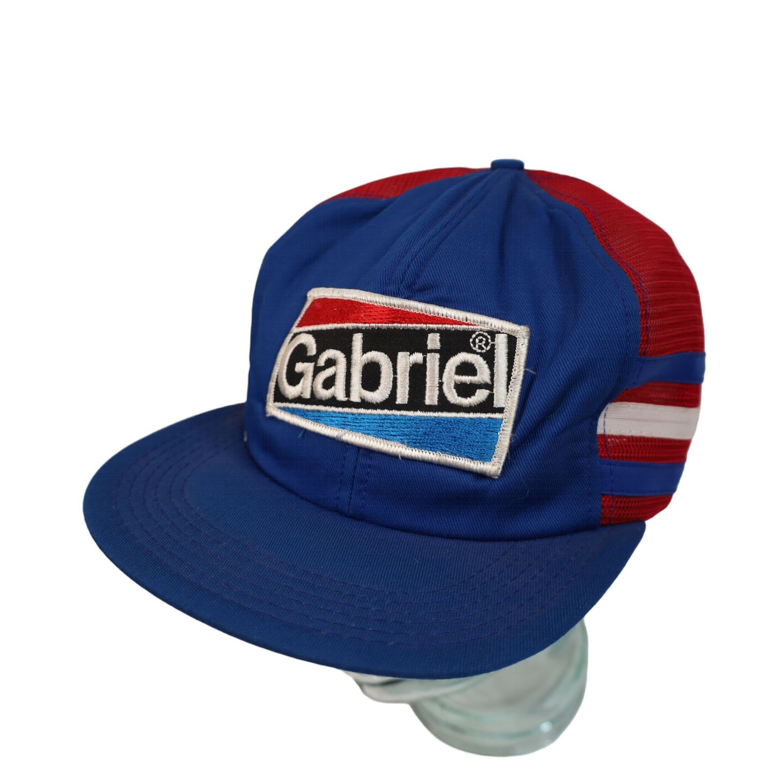 Vintage Vintage Gabriel Suspension Tri 3 Bar Mesh Trucker Hat Size ONE SIZE - 1 Thumbnail