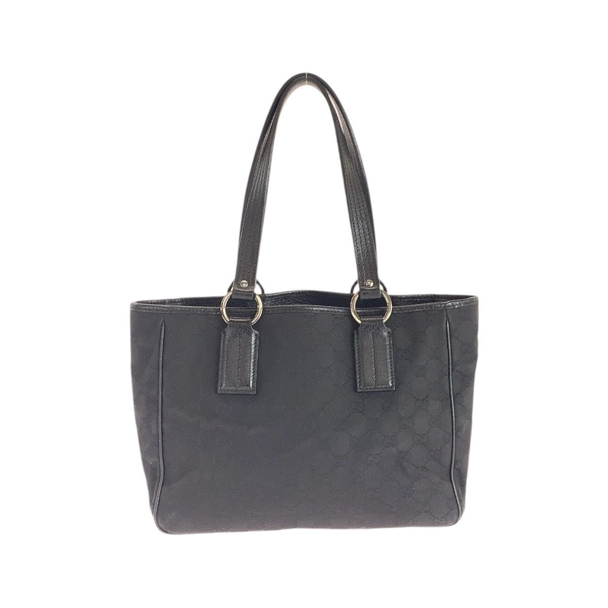 Gucci Gucci GG Canvas/leather 2Way Tote Bag 113019 Canvas Shoulder Bag 113019 in Black, Women's