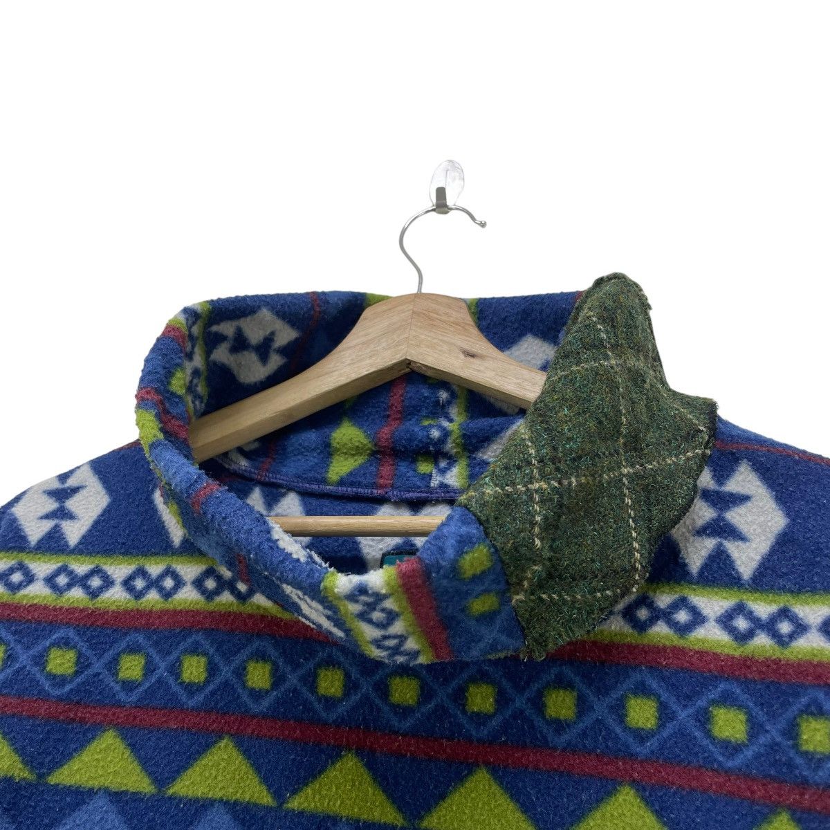 Japanese Brand × Vintage 💥Vintage Full Print Leyton House Turtle Neck Collar Size US M / EU 48-50 / 2 - 3 Thumbnail