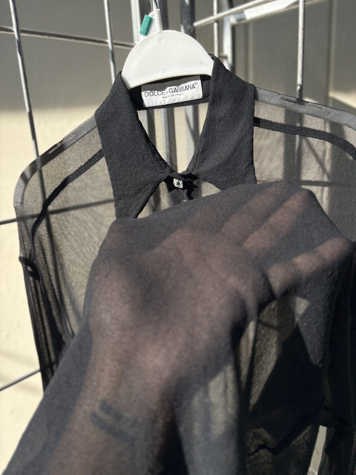 Dolce & Gabbana Dolce & Gabbana chiffon black shirt Size M / US 6-8 / IT 42-44 - 12 Thumbnail